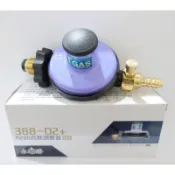 ［DIY達人］388-D2+調整器 永勝 調整器 液化 桶裝 瓦斯 瓦斯管 2026年束環 廚房 防漏 防爆 按壓