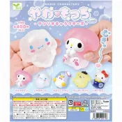 [Egg•_•shop雜貨舖]💕現貨💕三麗鷗可愛軟軟捏捏吊飾透明ver. 凱蒂貓 布丁狗 大耳狗 美樂蒂 山姆企鵝 扭蛋