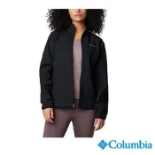 Columbia哥倫比亞 女款-防潑立領軟殼外套-黑色 UWR16840BK/IF