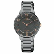 大高雄鐘錶城 CITIZEN 星辰錶 EM0528-82H 淑女時尚光動能腕錶/黑面31mm｜樂天領券現折★全館特惠中★指定刷卡回饋10%