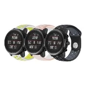 華米 Amazfit GTR 4 撞色運動風矽膠洞洞錶帶 GTR 3 Pro / 3 GTR2/2e(錶帶寬度22mm)