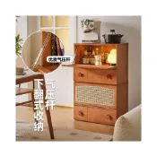 (店+)全實木DIY組閤鬥櫃儲物櫃客廳電視櫃臥室抽屜櫃落地家用置物櫃子
