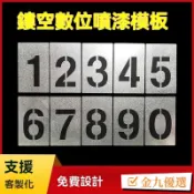 台灣出貨💡數字噴字模 pvc噴漆鏤空刻字 廣告字 客製文字 噴字範本 字牌定做 鏤空噴漆 空心字 數位模具 圖案字