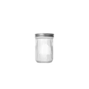 (店+)Wildjar Mason 梅森罐 16oz/480ml 寬口直條豎紋 玻璃瓶/梅森瓶/儲物罐/廚房用品/密封罐/收納