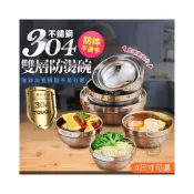 (店+)JS購物 不鏽鋼碗 不銹鋼碗 304 鐵碗 不鏽鋼隔熱碗 防燙碗 碗 兒童不鏽鋼碗 雙層碗 兒童碗 隔熱碗 餐碗