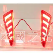 oo本國之光oo 全新 豐田 TOYOTA 2017 2018 CHR LED光柱 勾勾版 全紅雙功能 後保燈 後保桿燈