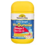 現貨 Nature's Way 兒童維他軟糖  Omega-3 DHA魚油 60粒/120粒 澳洲進口 澳洲代購 佳思敏
