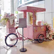 戶外擺攤餐車 夜市擺攤車 擺攤推車 餐車 商場定製甜品三輪車促銷花車攤位商業街促銷活動巡遊