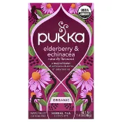 【iHerb】普卡, 接骨木果和紫錐菊，20 水果茶茶包，1.41 盎司（40 克）