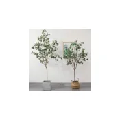 (店+)宅配費 大型仿真植物尤加利假樹盆栽民宿客廳落地裝飾金錢樹綠植擺件盆景