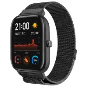 20mm Amazfit GTS錶帶 米蘭磁環不銹鋼錶帶 適用於 Huami Amazfit GTS 42mm 金屬錶帶