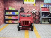 【千代】氣車模型模玩車模118威利斯吉普welly