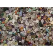 【天然七彩寶石】100g 5-8mm 佛像/嘎烏管/舍利塔/供佛 裝藏專用 [71157]