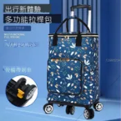 【伸縮拉桿】購物小拉車 買菜車 手提購物袋 可伸縮拉桿小推車 便攜折疊手拉車 買菜購物車 買菜拉車 菜籃車 折疊手拉車 