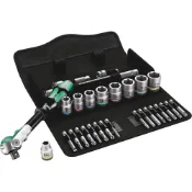 (店+)【Wera】WERA 8100 SB 9 Zyklop Speed 棘輪扳手組套，3/8“ 三分，英制, 29件套組
