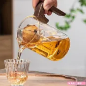臺灣24H出貨 小青柑泡茶壺 玻璃公道杯 耐高溫過濾花茶紅茶壺 耐熱玻璃茶具 公杯 茶杯