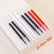 10入 學生中性筆筆芯 ST筆頭 速乾按動筆替換芯 文具 WJ207