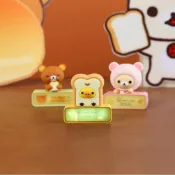 【可挑款✅️】RILAKKUMA拉拉熊 麵包系列 盲盒 夜燈冰箱貼 懶懶熊 茶小熊 小白熊 小黃雞 公仔 冰箱貼 KKV