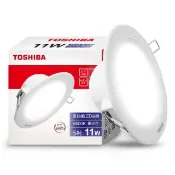 【TOSHIBA 東芝】星日耀 LED崁燈 5吋 11W-三色任選(白光/黃光/自然色)