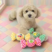 康諾健康生活館 【ParisDog】水果軟糖互動啾啾發聲玩具 (寵物玩具)