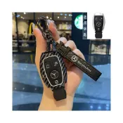 (店+)新品  含發票 適用奔馳GLK300鑰匙套BENZ/C級glk260 E300L/GLE/GLS/GLC車包扣殼