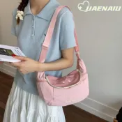 UAENAIU斜挎包,可愛清新水果形狀的水果餃子包,時尚韓式風格番石榴西瓜圖案大容量肩包女性