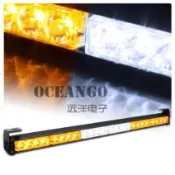 柳岸小舖 【24LED爆閃】車頂警示燈 長排燈 長條燈 爆閃燈 開道燈 車載燈 車頂燈 警示燈 高亮防水 多種閃爍模式 工程車救護車適用