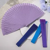 洛陽牡丹 西班牙扇子素面純木摺扇女現代簡約道具古典純色折疊扇子