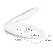 Homebox 好博家 online Store 電光馬桶蓋白色/CF5378