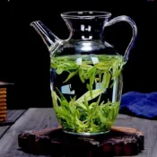 🔥臺灣出貨🔥高硼硅仿宋執壺綠茶玻璃茶具耐高溫手工吹制小青柑沖茶器BOXT