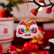 舞龍舞獅小吊牌 中國風吊牌 中式吊牌 禮品包裝卡片 祝福小卡片 賀歲春節掛件 盆景樹枝掛牌 禮品包裝卡片 禮品禮盒裝