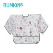 Bumkins 防水長袖圍兜兜(1入) SU-72 氣質紫花