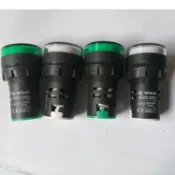 協貿國際日用品生活7館 AC440V 信號燈指示燈 紅綠黃藍白 AD22-22DS 高亮信號燈指示燈LED