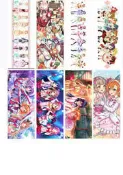 幻之空 一組8張  LoveLive！南小鳥 妮可 真姬 果果 希 書簽 動漫卡通半透明PVC書簽-