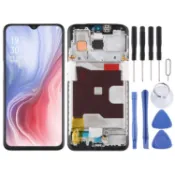 鼎盛貿易行 適用于for OPPO Reno Z 原裝液晶觸摸總成帶框 (顏色：黑色)
