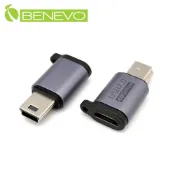 Benevo USB2.0 Mini-B公對Micro USB母轉接頭 (BUSB2MBMMCBF)
