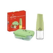 【pierre cardin 皮爾卡登】儷人二入組 PCJR-119+PCJR-608(保鮮盒1000ml+調味瓶500ml)