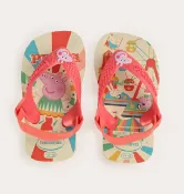havaianas 哈瓦士 巴西人字拖 寶寶款 Peppa pig 橘 涼鞋 拖鞋 夾腳拖 海灘鞋＊夏日微風＊｜領券9折｜換季推薦⚡海邊玩水 夏天｜APP下單最高再賺22%點數