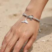 海龜手工編織手環 鯨魚 防水衝浪手鍊