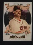 2021 Topps Allen Ginter Chrome #167 J.D. Martinez - Boston R 