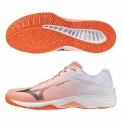 【MIZUNO 美津濃】排球鞋 男鞋 女鞋 運動鞋 緩震 2.5E楦 SELECT 橘白 V1GA267080