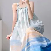【K.W.】韓國空運輕棉麻純真戀愛高品質免穿搭洋裝(小香風/輕量涼感/洋裝/休閒/日系/通勤/渡假)