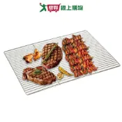 愛買線上購物 七里香 正304不鏽鋼方格烤肉網(28x38cm)台灣製 烤網 烤肉網 烤肉 燒烤 露營野炊 烤肉用具【愛買】