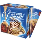 【杜老爺】 特級巧克力甜筒 焦糖巧克力 焦糖夾心 冰淇淋 甜筒 冰品 點心 冷凍食品 不適用於7天鑑賞期