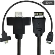 【現貨 免運 可開發票】3.1 Type E轉USB Type C面板帶固定孔10Gbps連接線Gen2機箱內置線