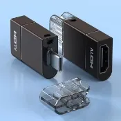 【Arum】USB-C Type-C轉HDMI公轉母影音轉接器(4K高清公對母轉接器USB-C轉接頭)