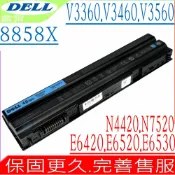 電池動力 DELL 8858X 戴爾 Inspiron 4420 4520 4720 5420 5425 5520 5525 5720 7420 7520 7720 E5420 M5Y0X Latitude E6420 XFR E6430 E6520 E6530 E6540 E6440 T54F3 T54FJ X57F1 312-1163 N3X1D