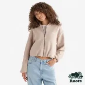 Roots女裝- CLOUD BUBBLE 棒球外套-灰褐色