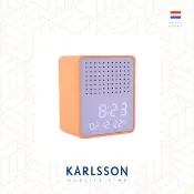 荷蘭Karlsson, Funky Vibes 紫/橙色可移LED顯示屏音箱多功能時鐘