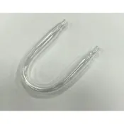 慢慢魚★玻璃U型跨接管 ㄇ型 打氣機 CO2軟管轉接頭 二氧化碳細化器 U型跨管 空氣馬達 防折彎管 15mm 10mm